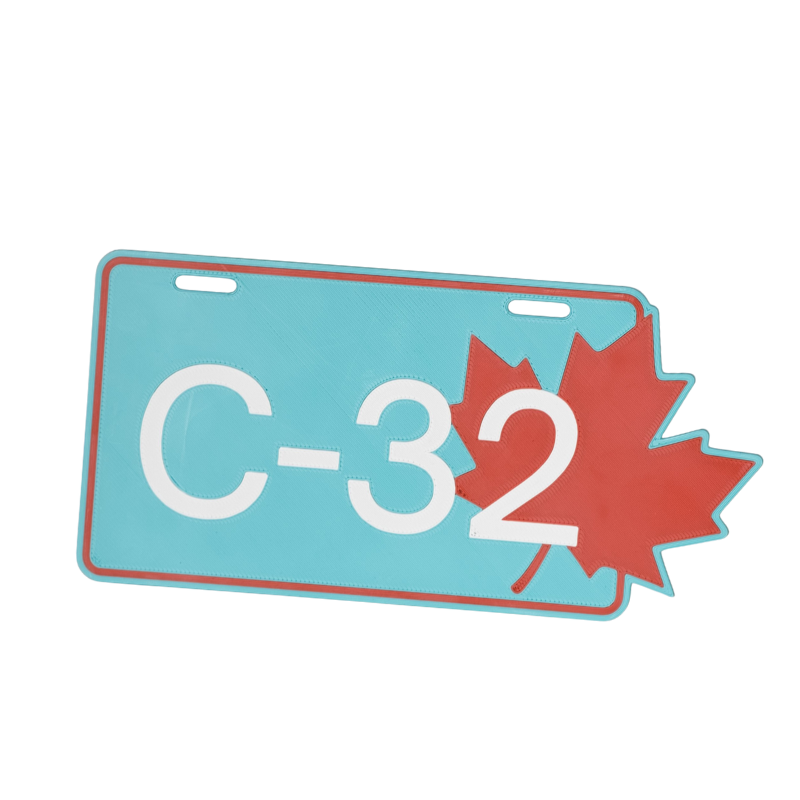 Pancarte tubulure - Modèle C-32 (3"x6") - Numérotation personnalisée