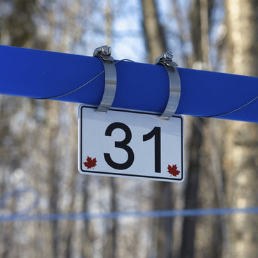 Pancarte tubulure - Modèle 31 (3"x5") - Numérotation standard