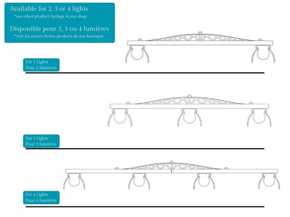 Support pour lumières Barrina T8 42W (4 lumières)