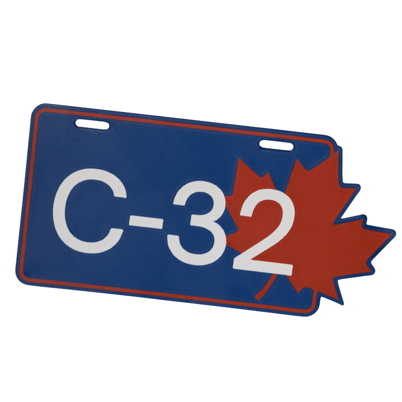 Pancarte tubulure - Modèle 32 (3"x 6") - Numérotation standard