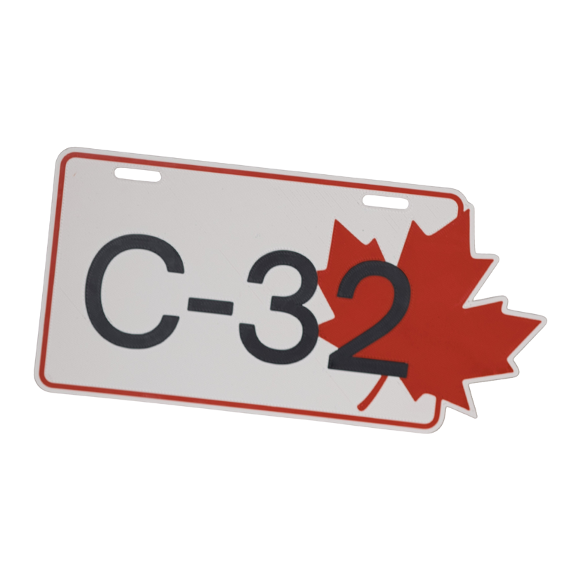 Pancarte tubulure - Modèle C-32 (3"x6") - Numérotation personnalisée