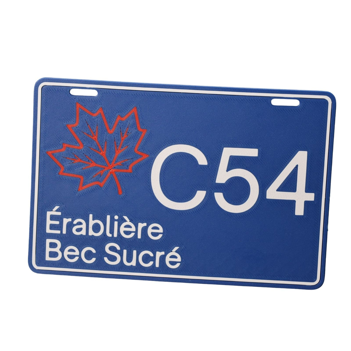 Pancarte tubulure - Modèle 54 (4"x6") - Numérotation standard