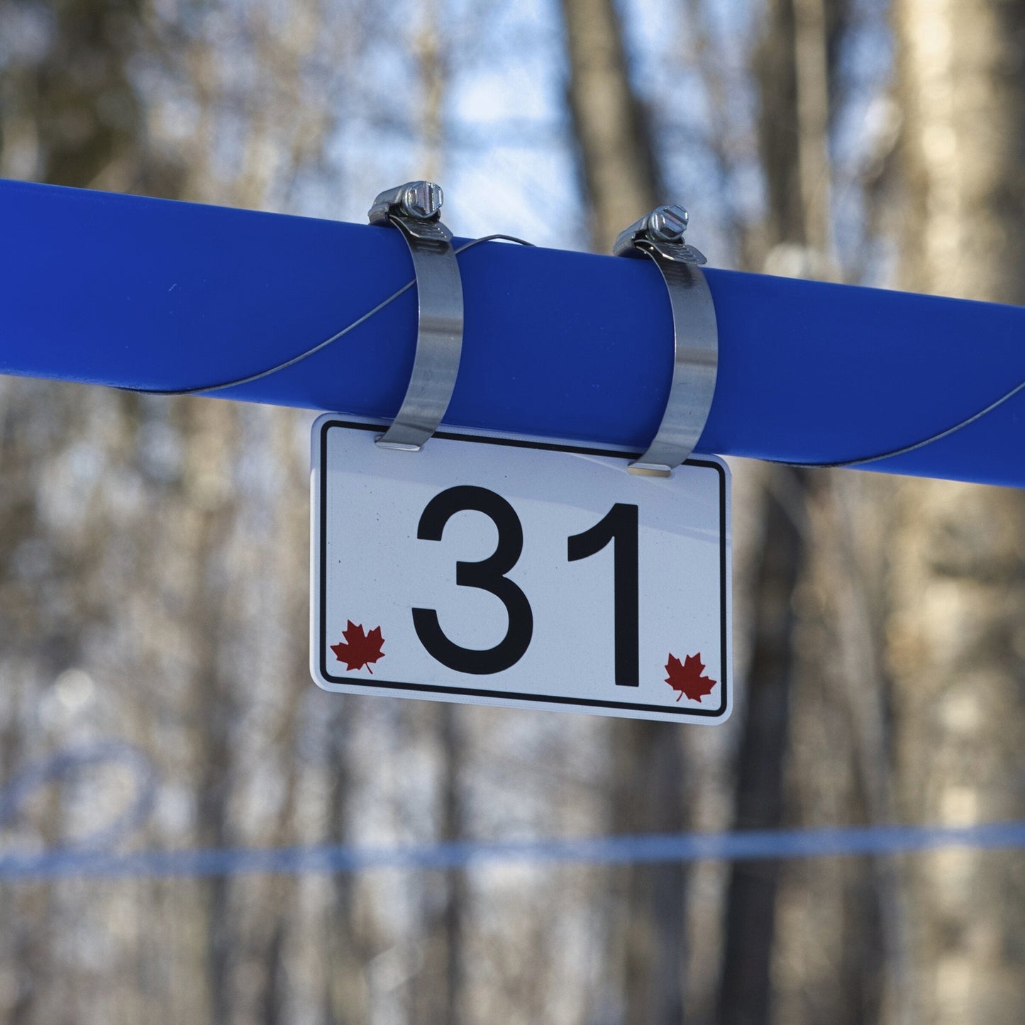 Pancarte tubulure - Modèle 31 (3"x5") - Numérotation standard