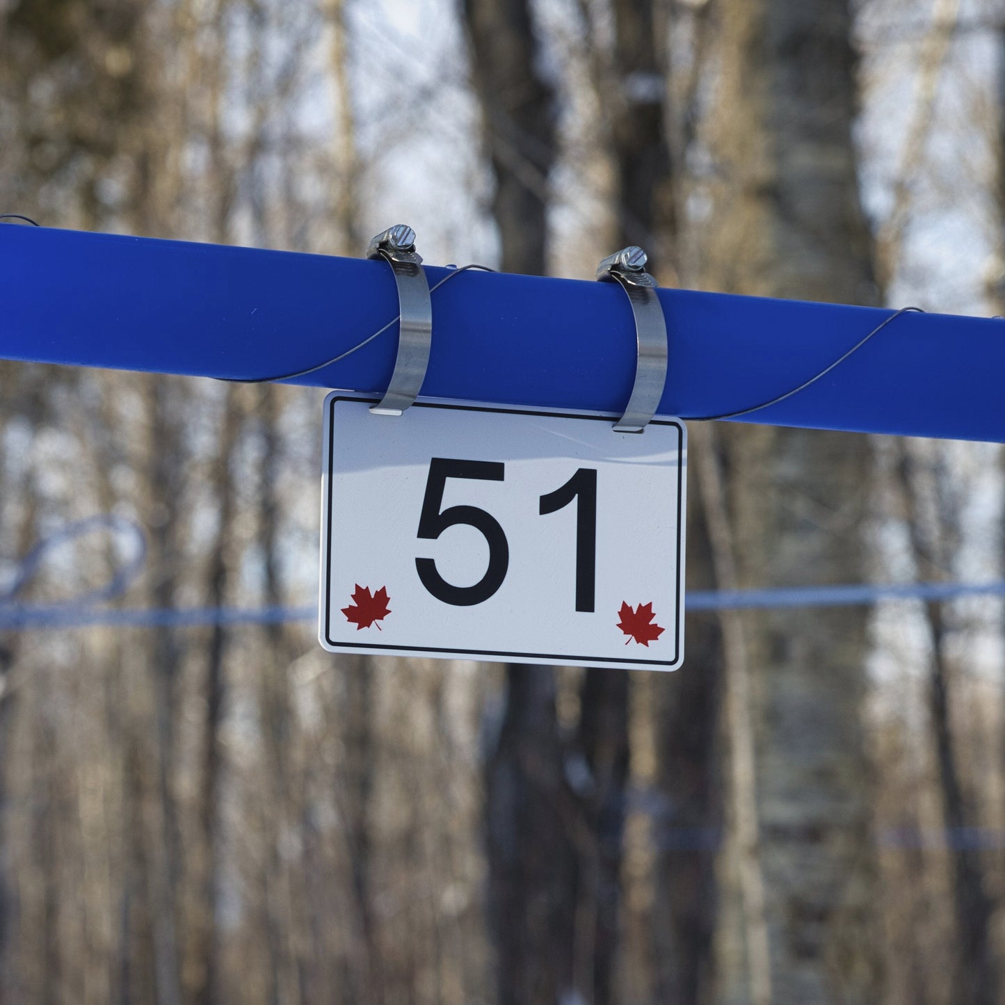 Pancarte tubulure - Modèle 51 (4"x6") - Numérotation standard