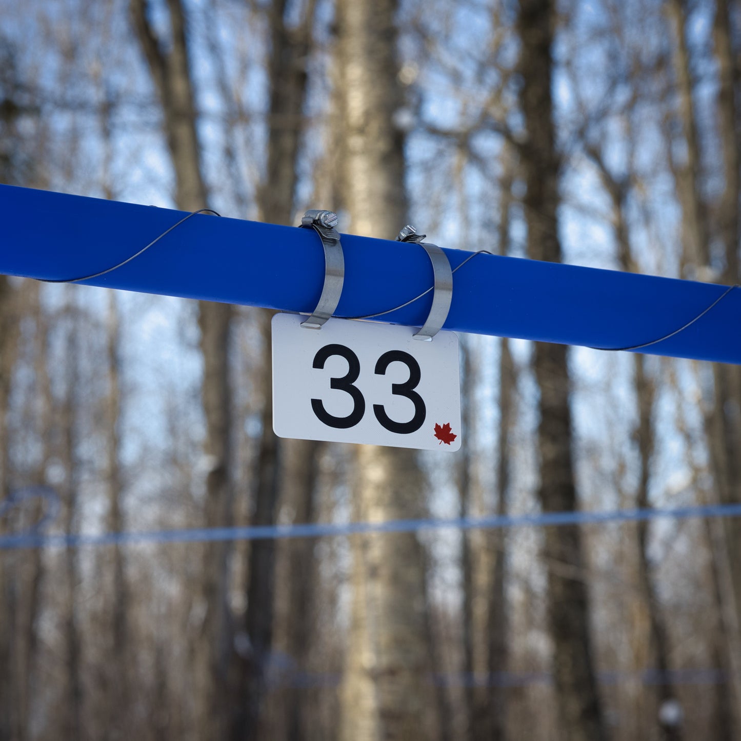 Pancarte tubulure - Modèle C-33 (3"x5") - Numérotation personnalisée