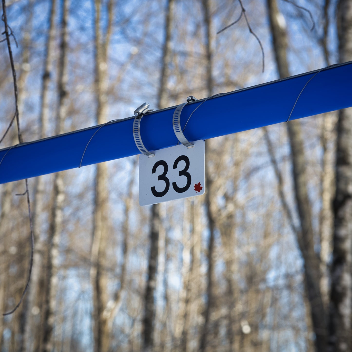 Pancarte tubulure - Modèle 33 (3"x5") - Numérotation standard