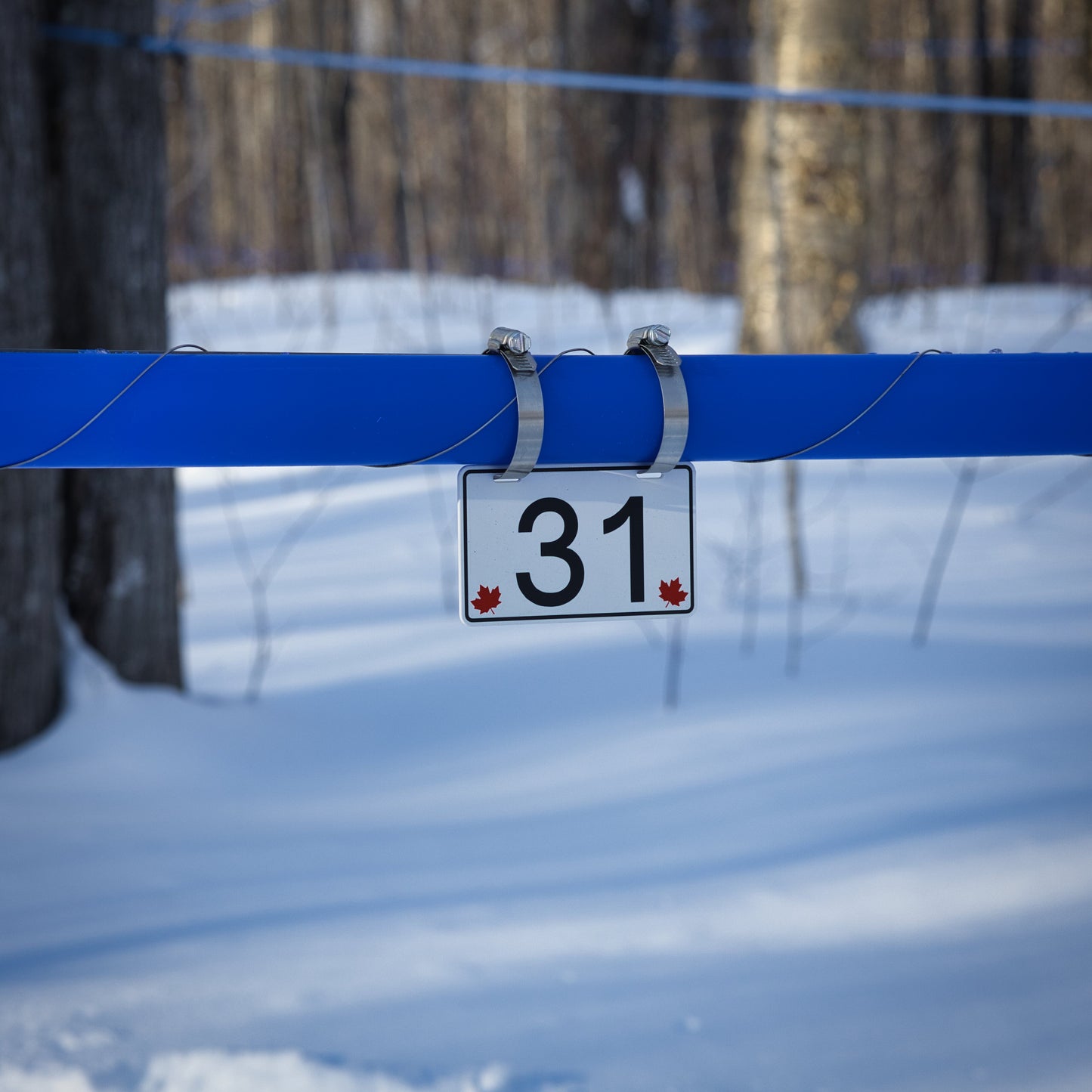 Pancarte tubulure - Modèle 31 (3"x5") - Numérotation standard