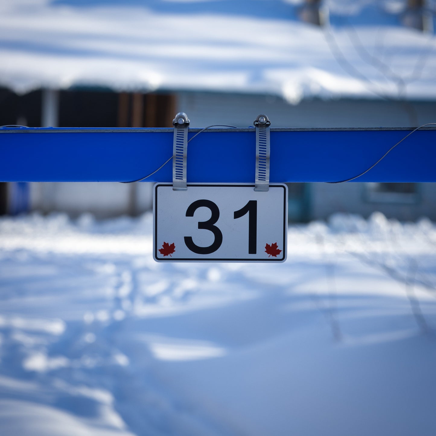 Pancarte tubulure - Modèle 31 (3"x5") - Numérotation standard