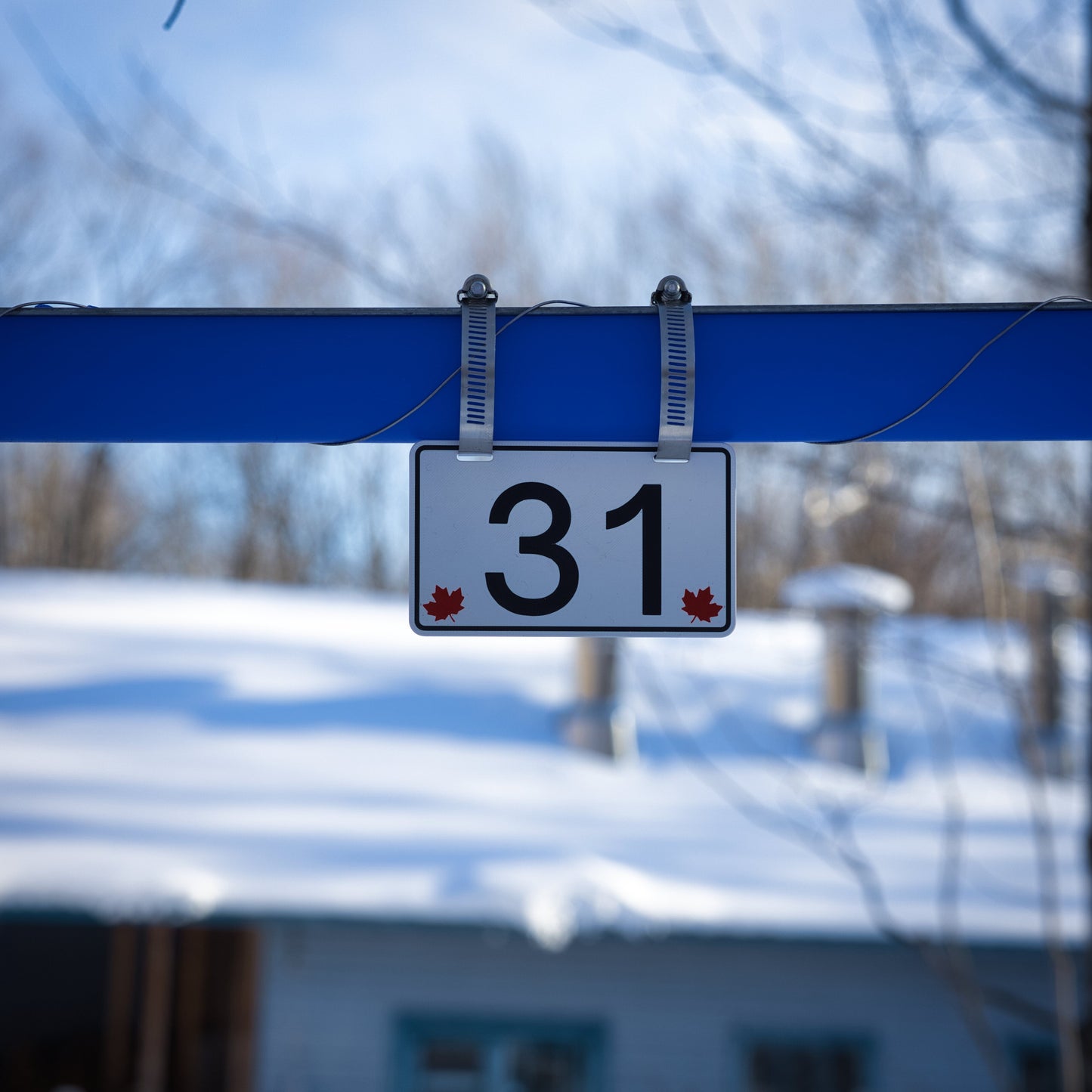 Pancarte tubulure - Modèle 31 (3"x5") - Numérotation standard