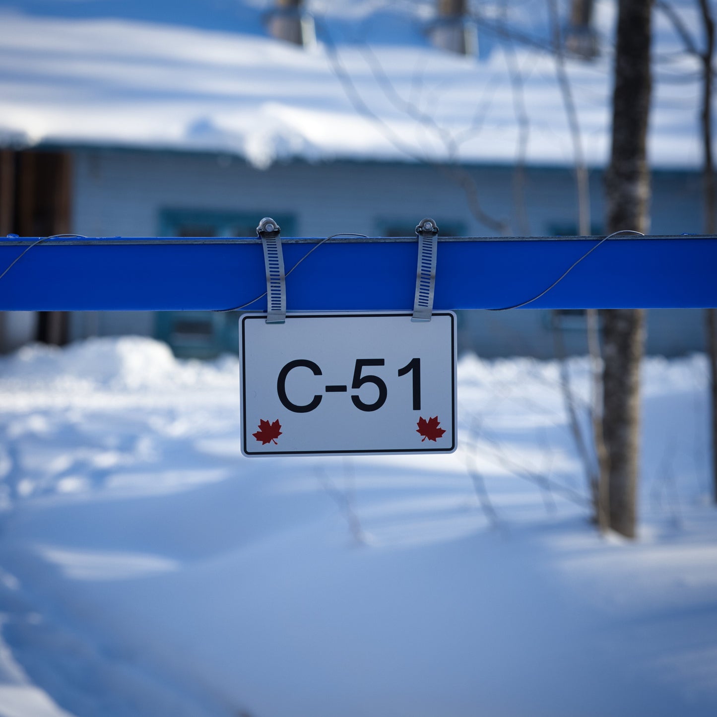 Pancarte tubulure - Modèle C-51 (4"x6") - Numérotation personnalisée