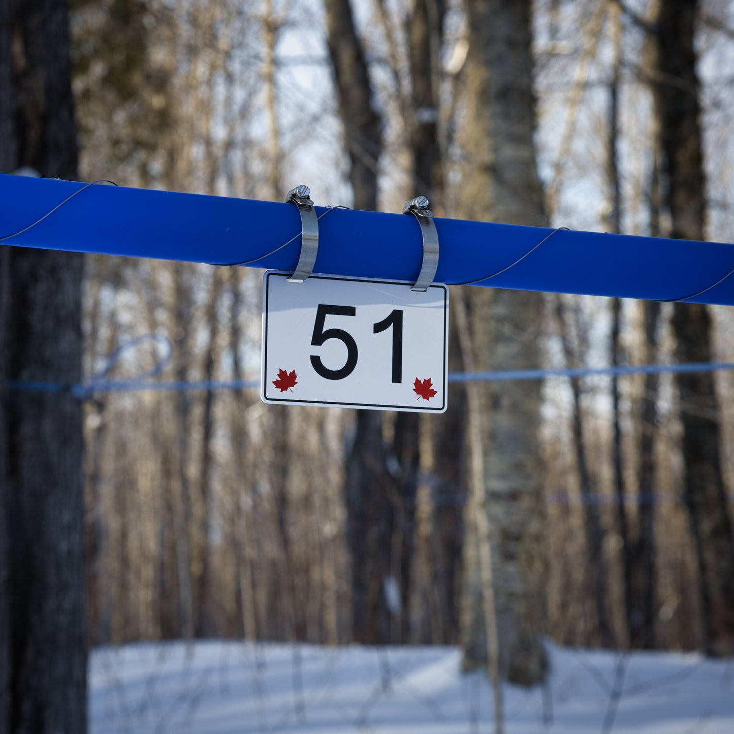 Pancarte tubulure - Modèle 51 (4"x6") - Numérotation standard