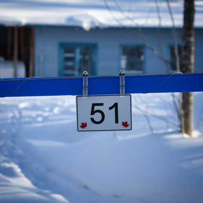 Pancarte tubulure - Modèle 51 (4"x6") - Numérotation standard