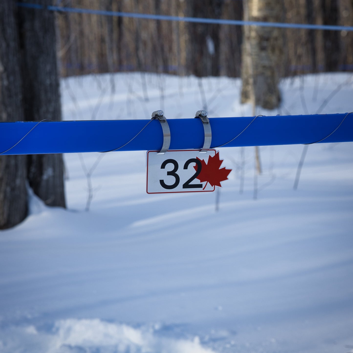 Pancarte tubulure - Modèle 32 (3"x 6") - Numérotation standard