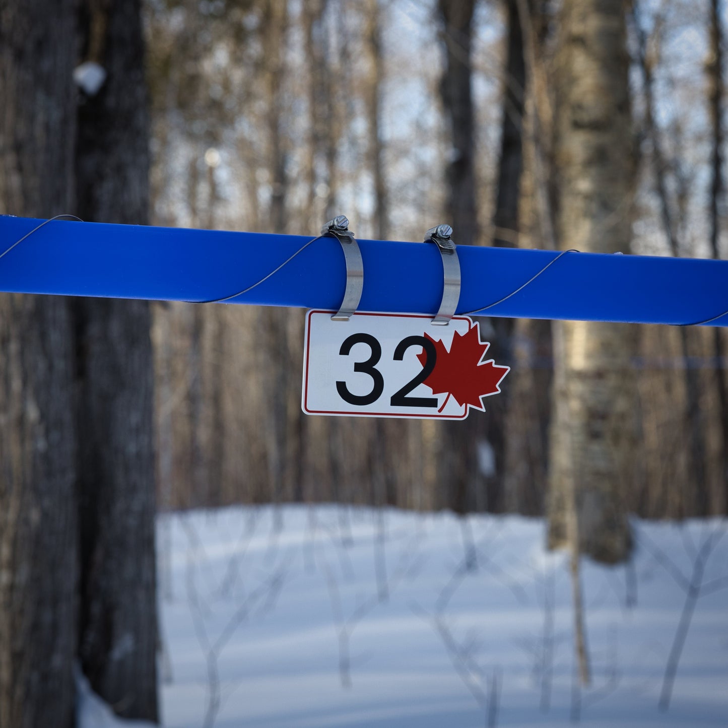 Pancarte tubulure - Modèle 32 (3"x 6") - Numérotation standard