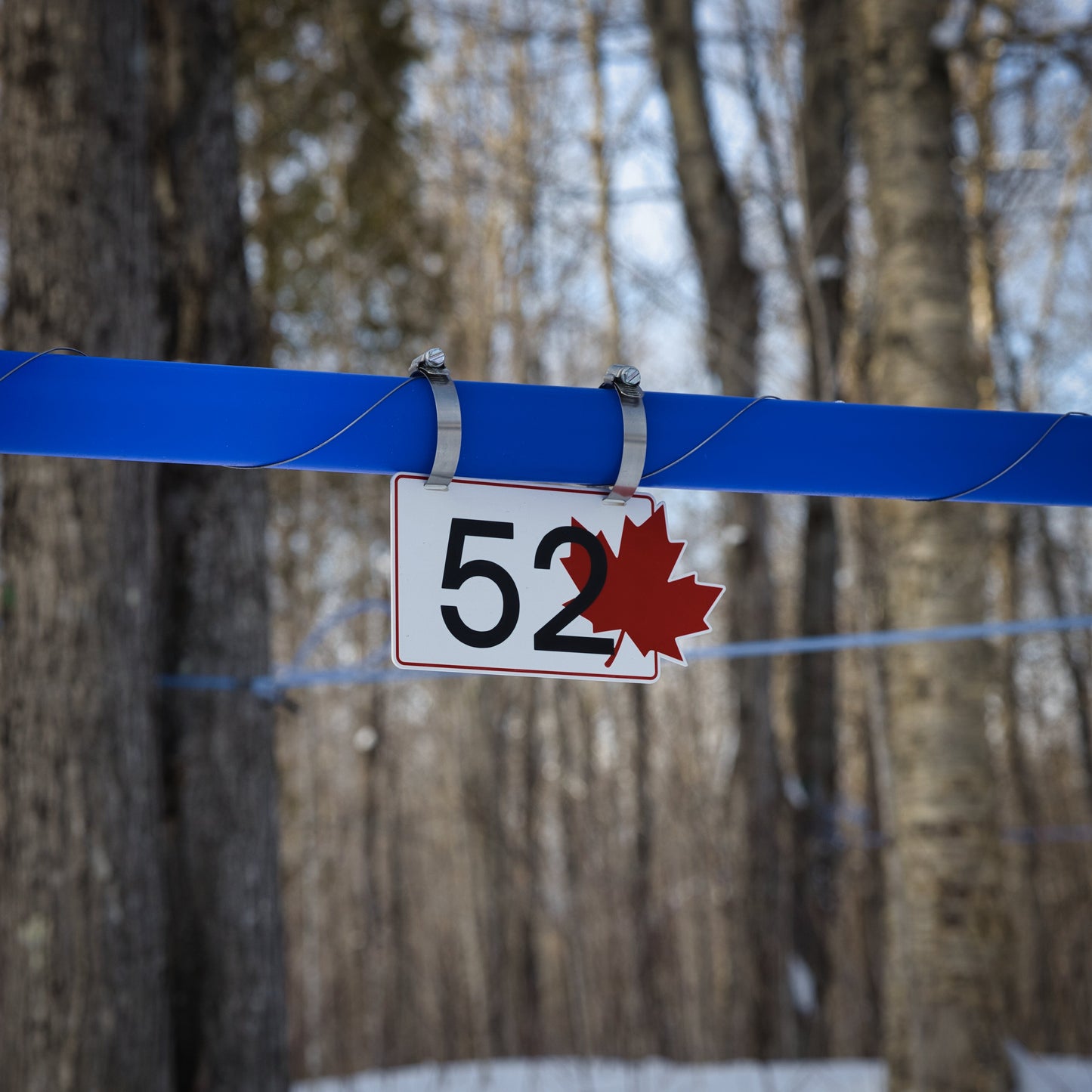 Pancarte tubulure - Modèle 52 (5"x8") - Numérotation standard