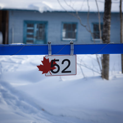 Pancarte tubulure - Modèle 52 (5"x8") - Numérotation standard