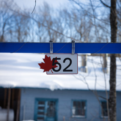 Pancarte tubulure - Modèle 52 (5"x8") - Numérotation standard